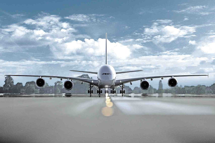 Airbus A380 et arrière-plans Fond d'écran HD