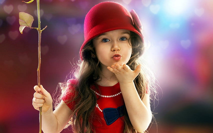 Beautiful Baby Girl Group, quite small girl HD wallpaper