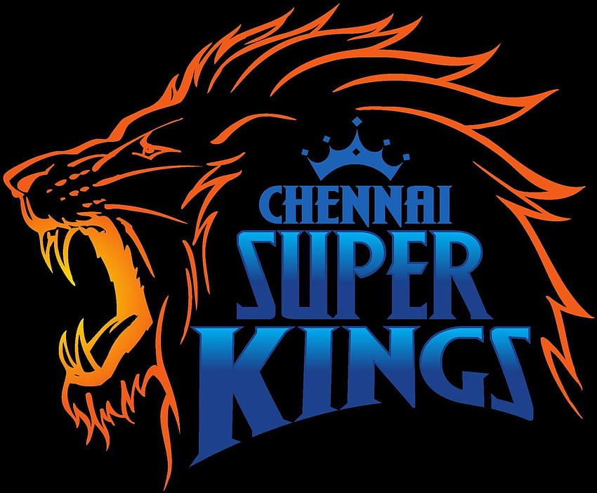 IPL チーム – チェンナイ スーパー キングス、csk の言葉のロゴ 高画質の壁紙