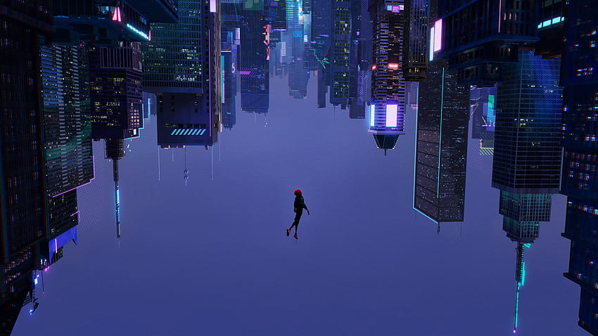 Miles Morales Falling posted by Sarah Sellers HD wallpaper
