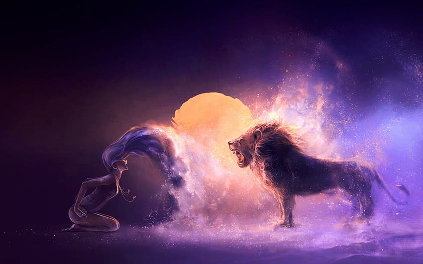 Zodiak Leo, tanda leo Wallpaper HD