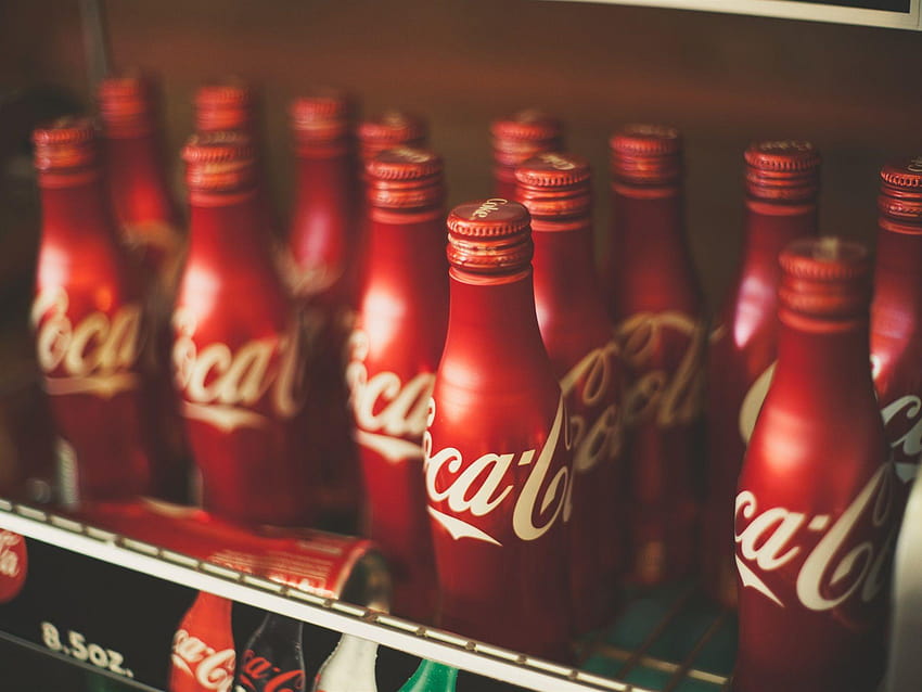Coca Cola drinks, bottles HD wallpaper