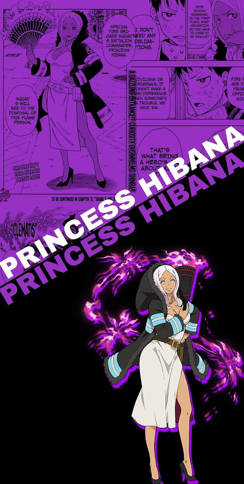Princesa Hibana, força de fogo hibana Papel de parede de celular HD