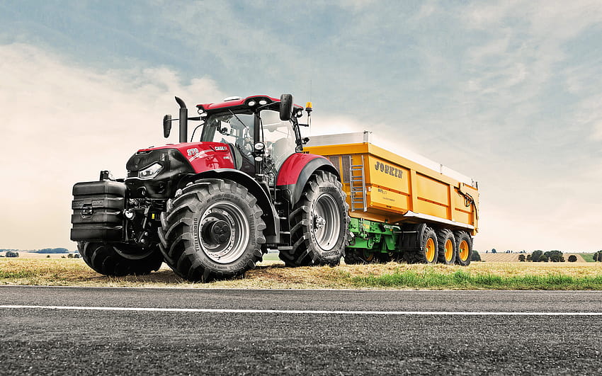 Case Ih Optum 270 Cvx, New Tractor, Agriculture, Harvesting, case ih tractors HD wallpaper