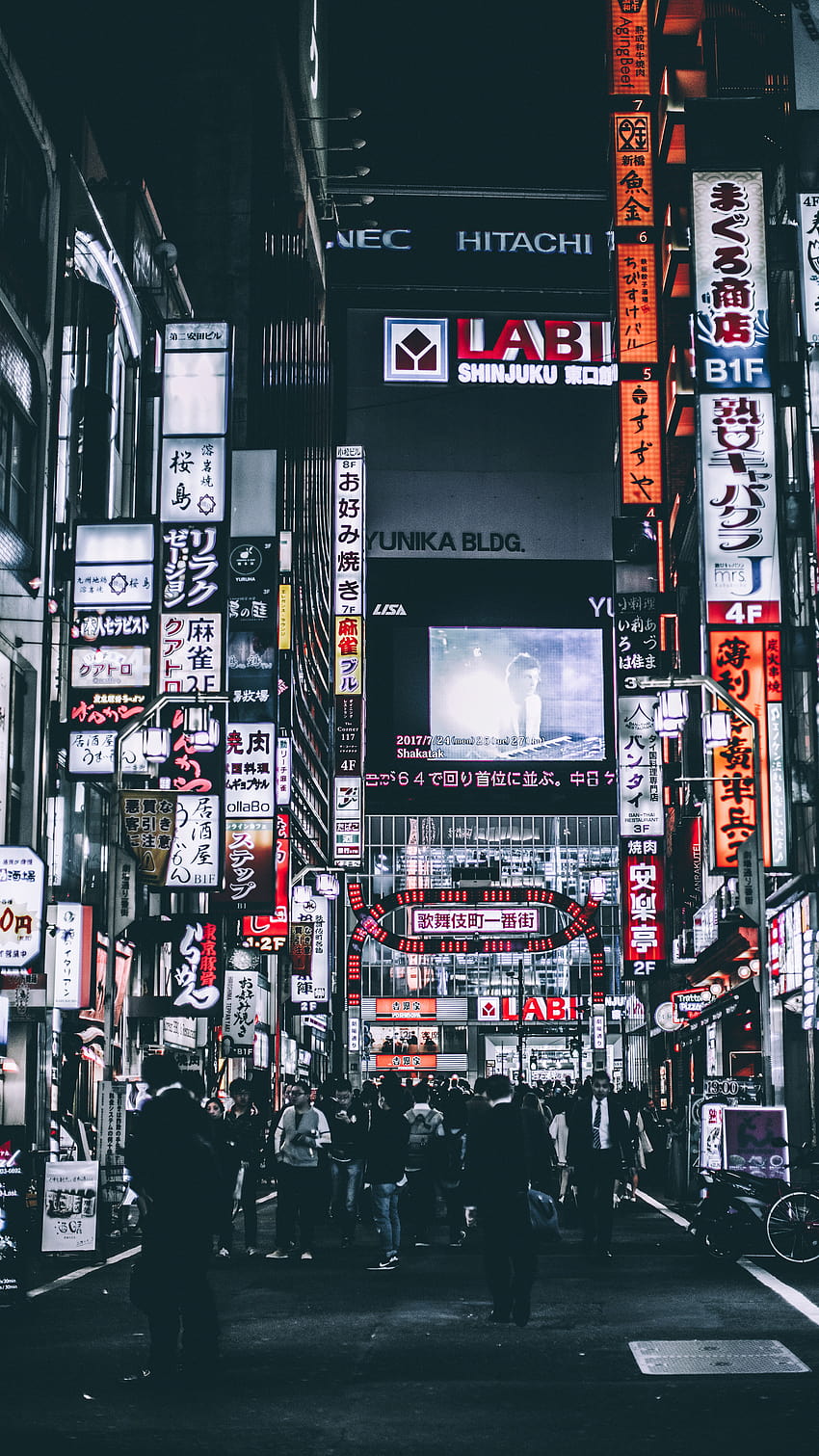 Tokyo Street Night, tokyo aesthetic HD phone wallpaper