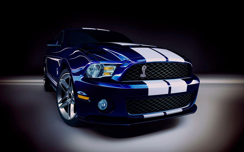 Лого на Ford Mustang ·①, лого на mustang cobra HD тапет