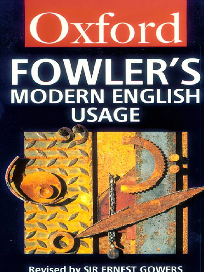 Fowler Modern Eng Usg 2nd Gowers PDF HD phone wallpaper
