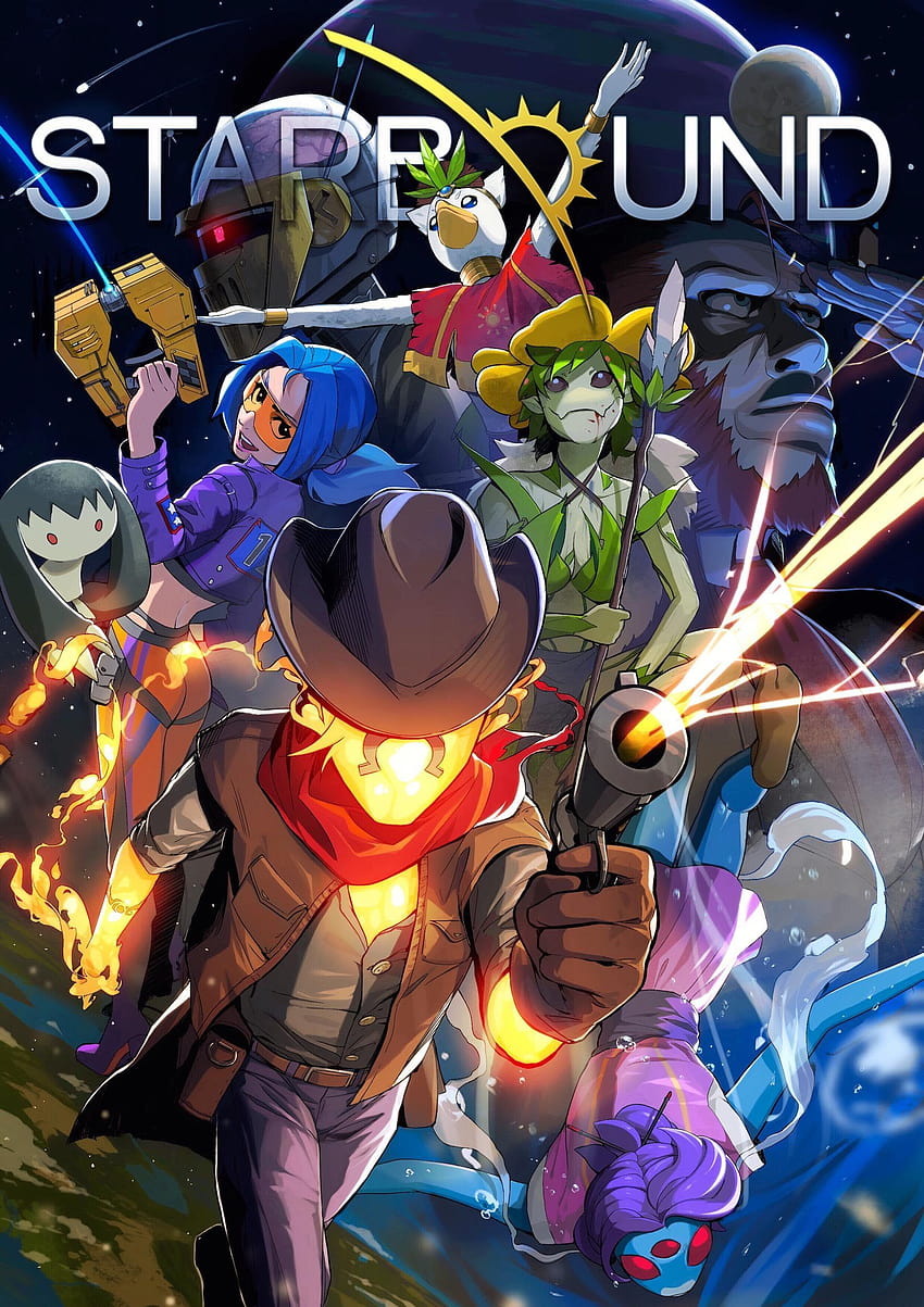 My Starbound Fan Art : starbound, starbound anime HD phone wallpaper