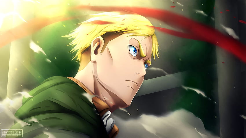 from anime Attack On Titan with tags: PC, Erwin Smith, erwin smith aot HD wallpaper