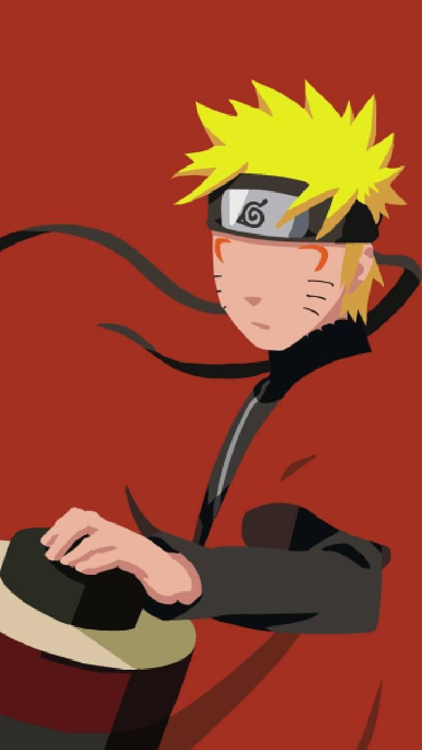 Naruto Minimalist, naruto sage mode minimal HD phone wallpaper Naruto Minimalist, naruto sage mode minimal HD phone wallpaper