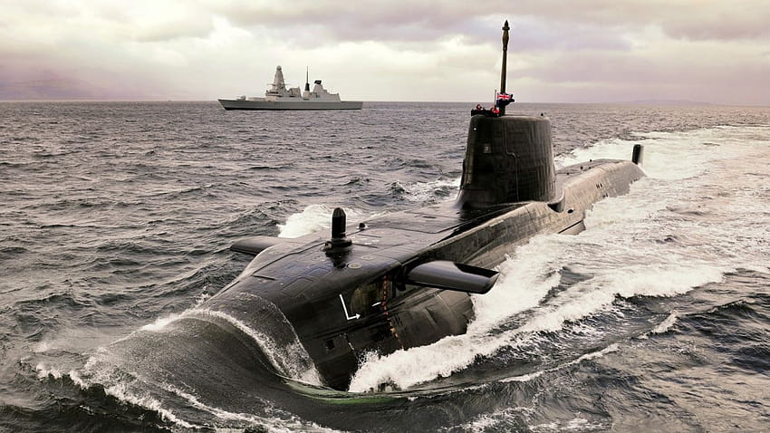 Astute class Submarine Destroyer military Navy Royal Navy ship HD wallpaper