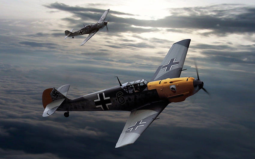 Samoloty myśliwskie z II wojny światowej 1920×1080 Tapeta HD