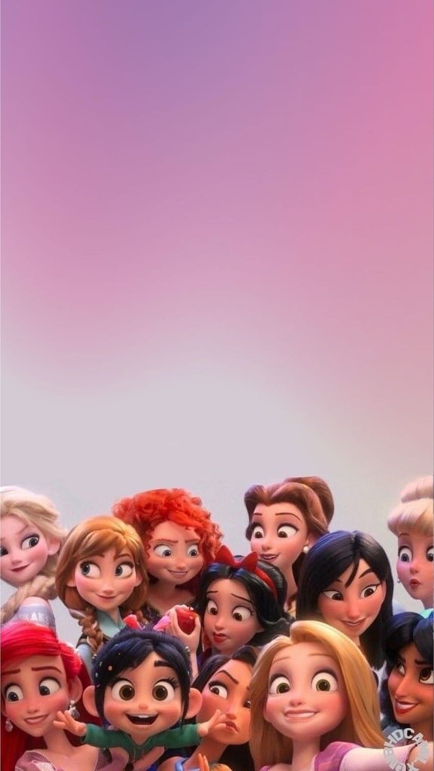 6 Disney-Prinzessinnen, Disney-Telefon mit hoher Auflösung HD-Handy-Hintergrundbild