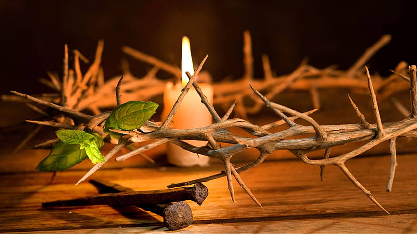 Jesus Christ Crown Of Thorns & Nails HD wallpaper