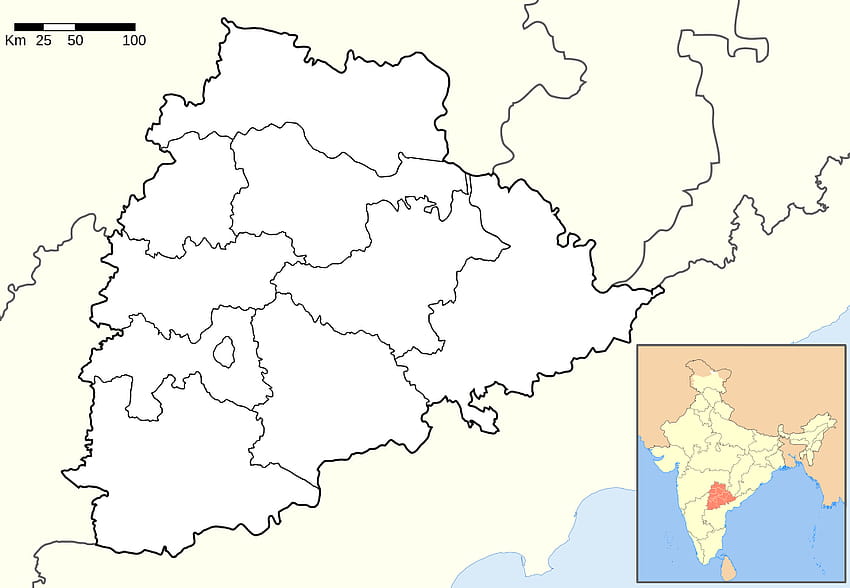 File:Location map India Telangana, telangana map HD wallpaper | Pxfuel