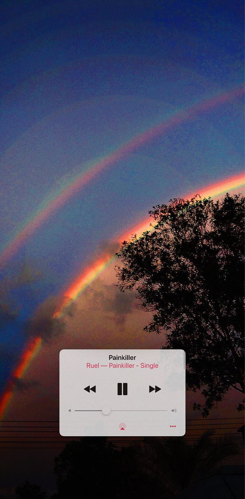 aesthetic ruel painkiller music rainbow trees, aesthetic rainbow HD phone wallpaper