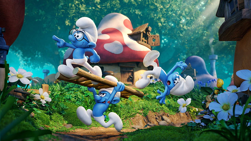 Smurfs: The Lost Village Backgrounds, fundo dos smurfs papel de parede HD