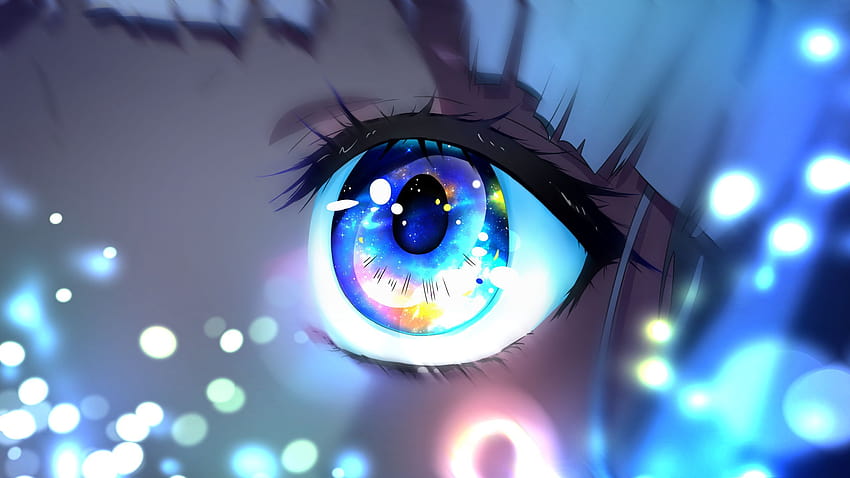 눈 애니메이션 소녀 HD 월페이퍼