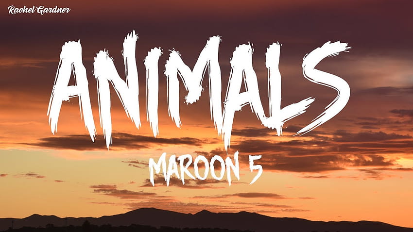 animals maroon 5 wallpaper