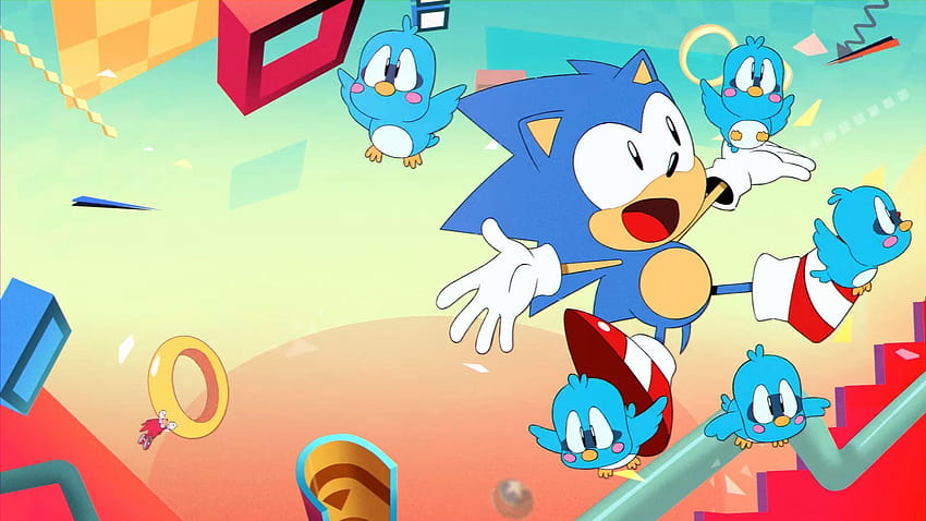 Sonic Best Of A Cool Sonic Mania Z klasycznego dźwięku Tapeta HD