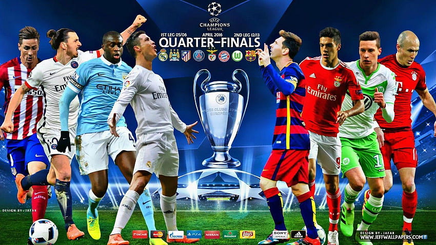 Champions league quarter finals 2016, champions league winners HD wallpaper