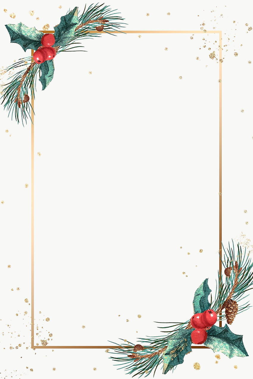 Marco navideño, marco vertical navideño fondo de pantalla del teléfono