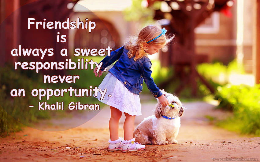 4 Cute Friendship Quotes With, no more friends HD wallpaper