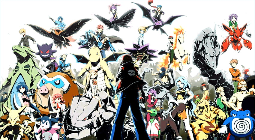 Pokémon Gym leaders and backgrounds, gym anime HD wallpaper