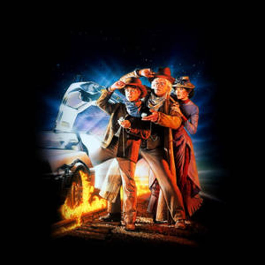 Back To The Future 3 Movie Poster, back to the future movie characters HD phone wallpaper