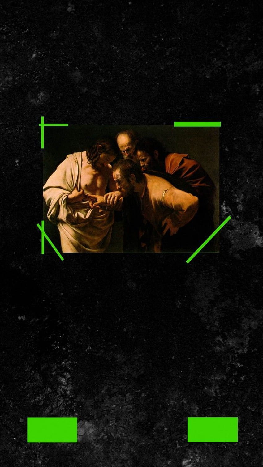 Off White by Virgil, iphone caravaggio art HD phone wallpaper