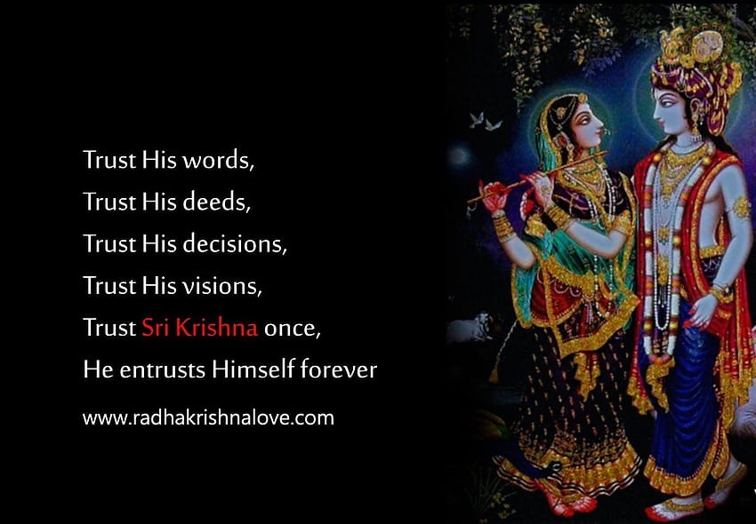 Frases de amor de Radha Krishna en inglés, citas de Krishna fondo de  pantalla | Pxfuel
