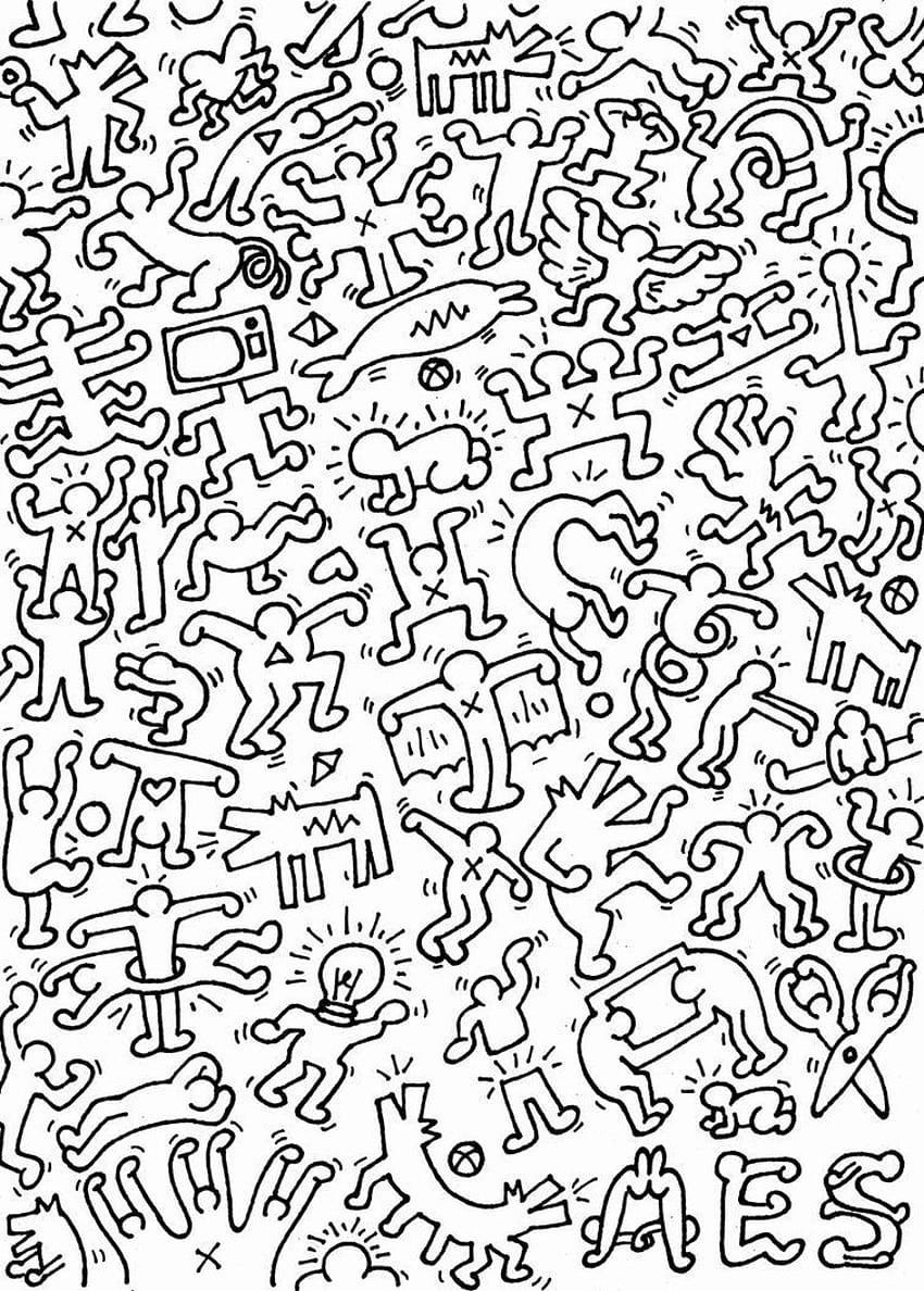 Keith Haring Kunst ... Pinterest, Keith Haring Telefon HD-Handy-Hintergrundbild
