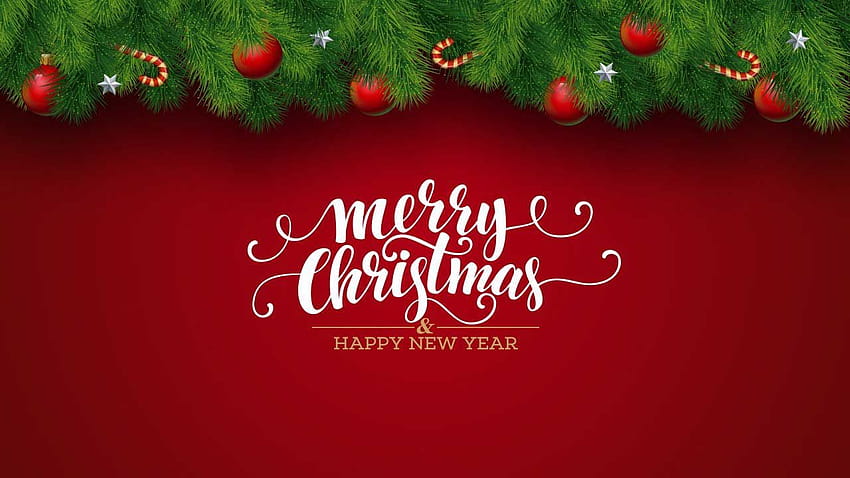 Merry Christmas 2020 and Happy New Year 2021 in 2020, xmas 2021 HD wallpaper