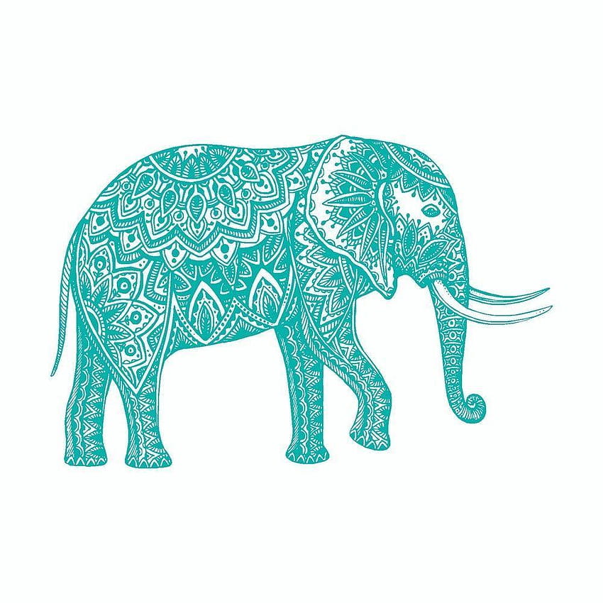 Elephant Mandala Art Tribal Vinyl Car Sticker in 2019, zentangle elephants HD phone wallpaper
