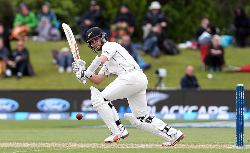 Kane Williamson of New Zealand bats during day three of the First HD wallpaper