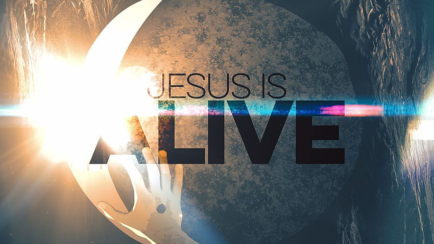 Joyeuses Pâques souhaite la résurrection Jésus vivant ressuscité des morts, Pâques de Jésus Fond d'écran HD