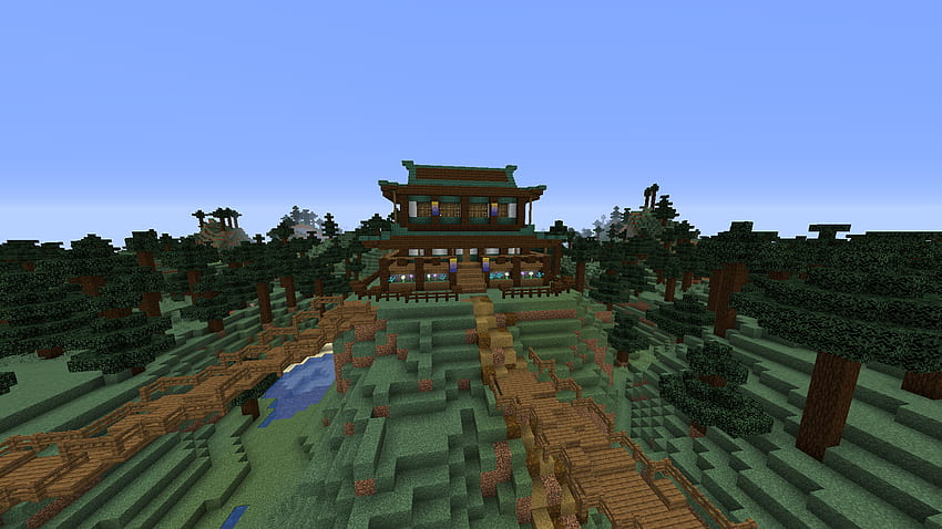 This traditional Japanese house I made. : r/Minecraft, minecraft japan HD wallpaper
