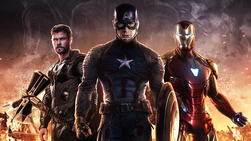 Avengers Endgame Captain America แล็ปท็อปกัปตันอเมริกา วอลล์เปเปอร์ HD