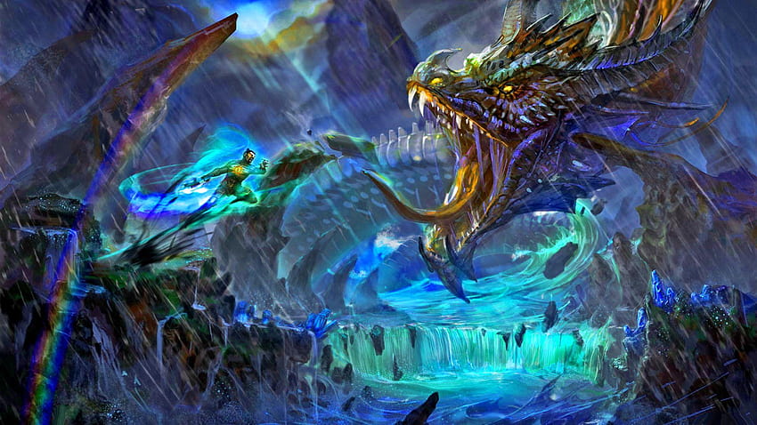 Fantasy dragon, water dragon HD wallpaper | Pxfuel