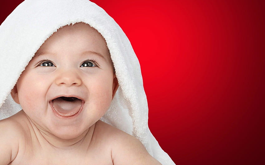 bayi lucu dengan senyum berkualitas tinggi, senyum bayi Wallpaper HD