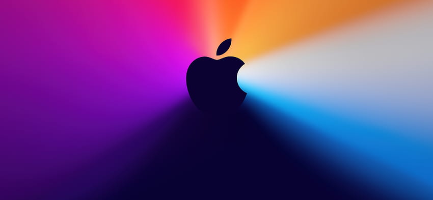 One more thing , Apple logo, Gradient background, Apple Event, Technology HD wallpaper