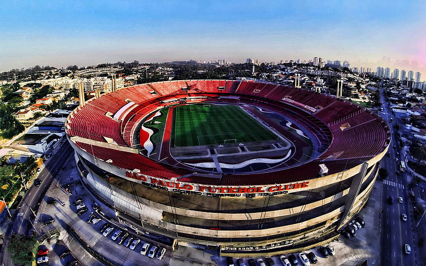 Morumbi, pemandangan udara, sepak bola, Estadio do Wallpaper HD