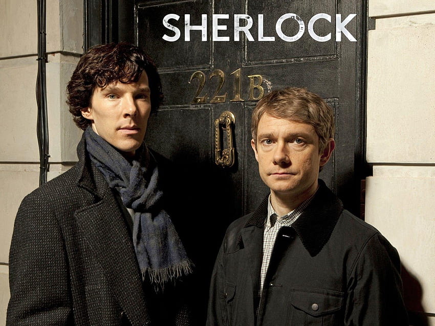 Sherlock Holmes, Benedict Cumberbatch, Martin man, Doutor Watson, holmes e watson papel de parede HD