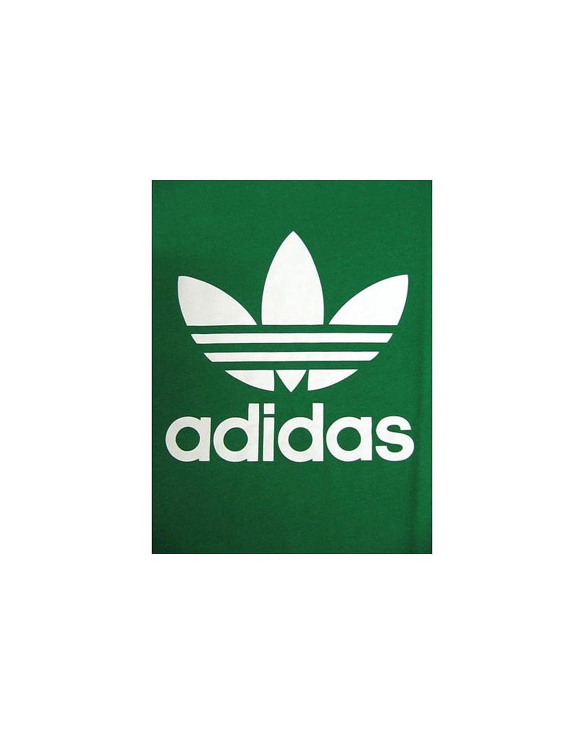 Zielone logo New Adidas, zielone logo adidas Tapeta na telefon HD