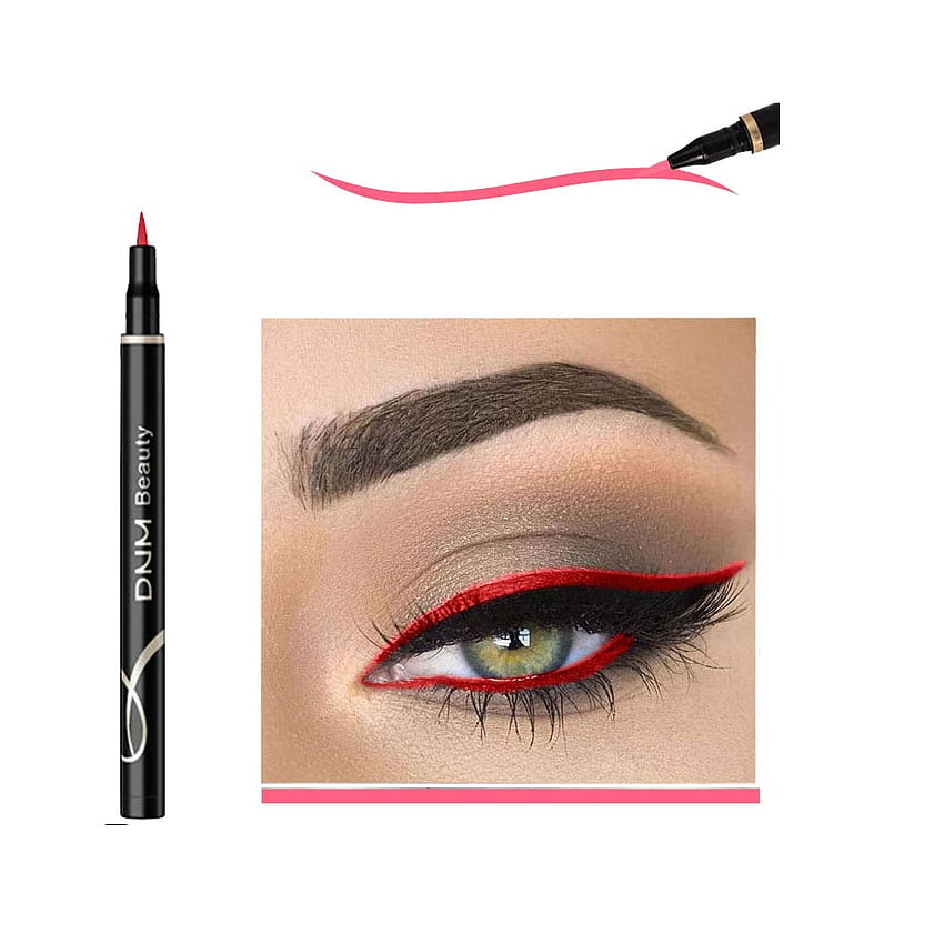 Amazon : Cat Eye Makeup Waterproof Neon Colourful Liquid Eyeliner Pen Make Up Comestics Long wallpaper ponsel HD