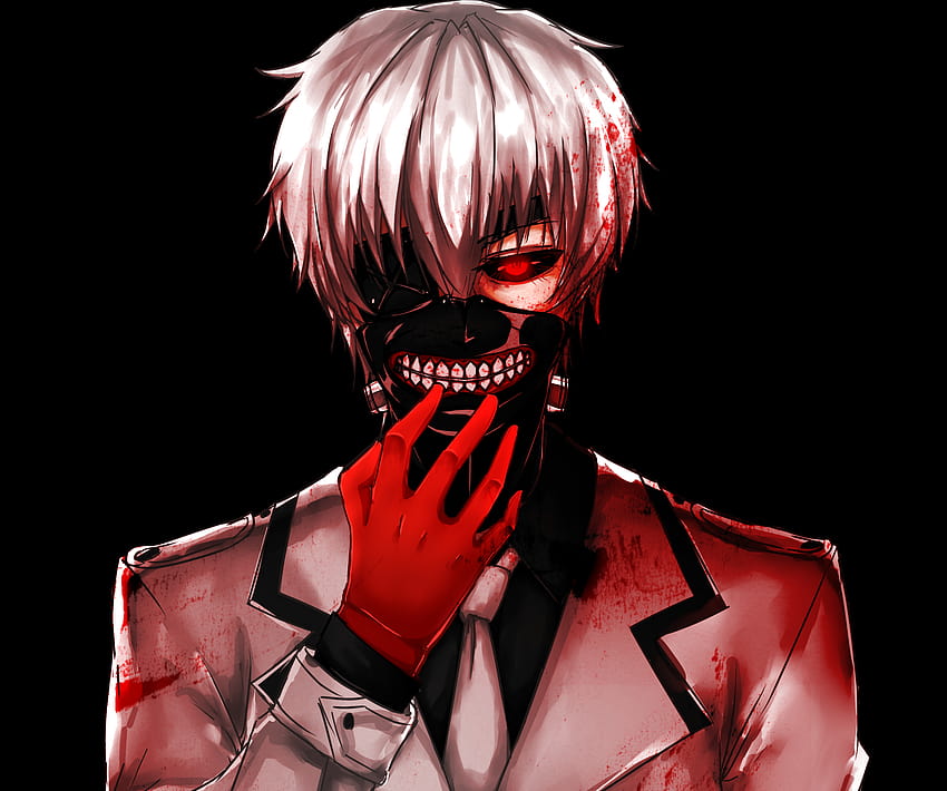 Bloody Tokyo Ghoul, готина аниме кръв HD тапет