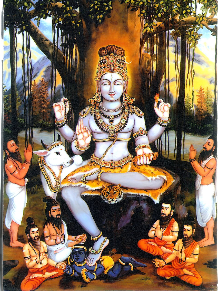 Guru Dakshinamurthy HD phone wallpaper