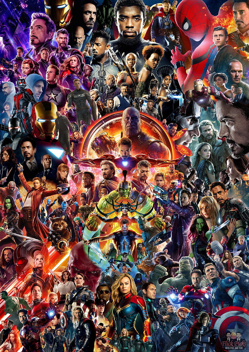 The Infinity Saga Poster HD phone wallpaper