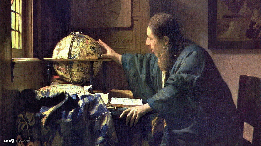 Jan Vermeer Astrônomo, johannes vermeer papel de parede HD