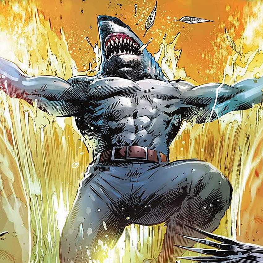 Komik baru asal DC Suicide Squad mengubah King Shark menjadi Jesus Shark wallpaper ponsel HD